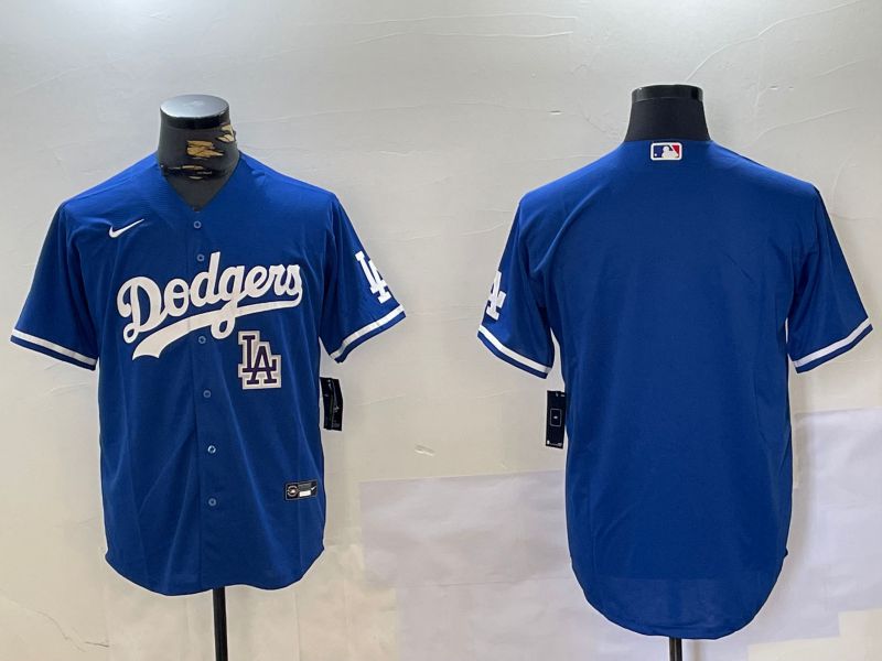 Men Los Angeles Dodgers Blank Blue Game 2024 Nike MLB Jersey style 10171->los angeles dodgers->MLB Jersey